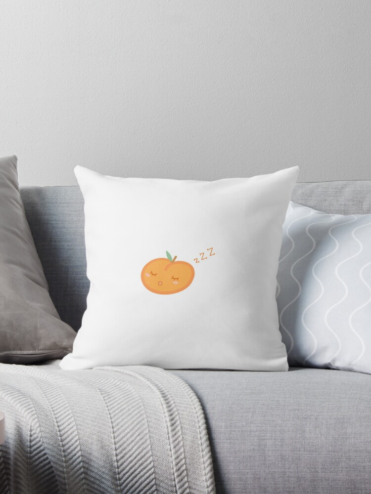 apricot throw pillows