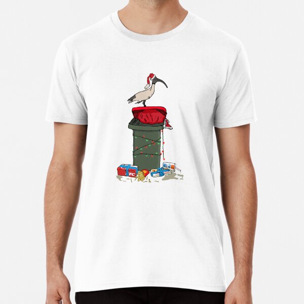 Xmas Bin Chicken OFFICIAL Straya Stickers - *Beware of knock offs* Premium T-Shirt