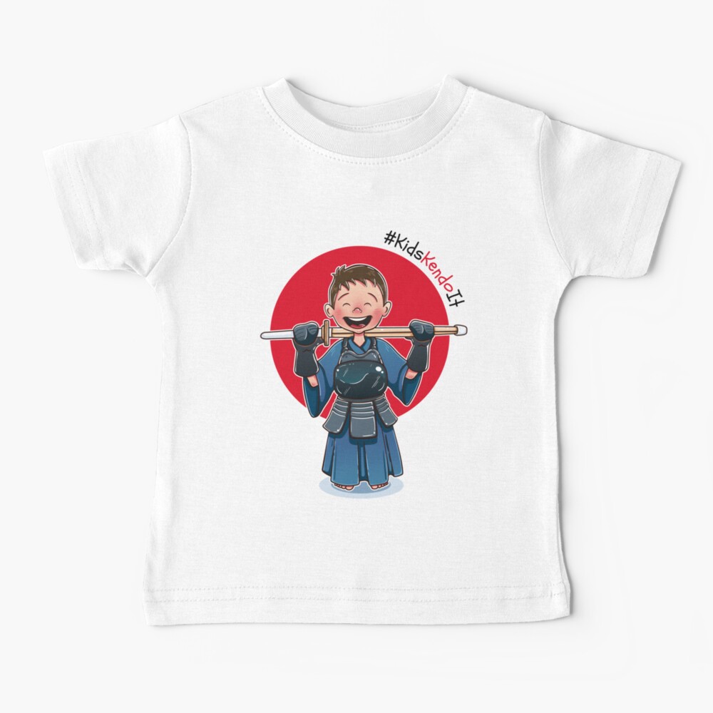 Kendōka Kid - Celebrating Kendo for Kids Baby T-Shirt