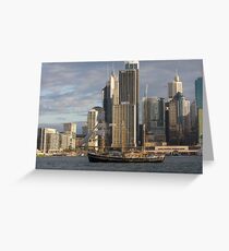 History on the Harbour Greeting Card