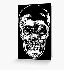 Skull sketch Greeting Card