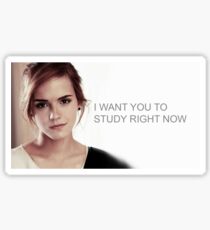 Emma Watson Study Sticker
