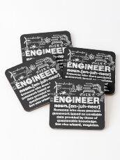 Engineer Humor Definition Coasters