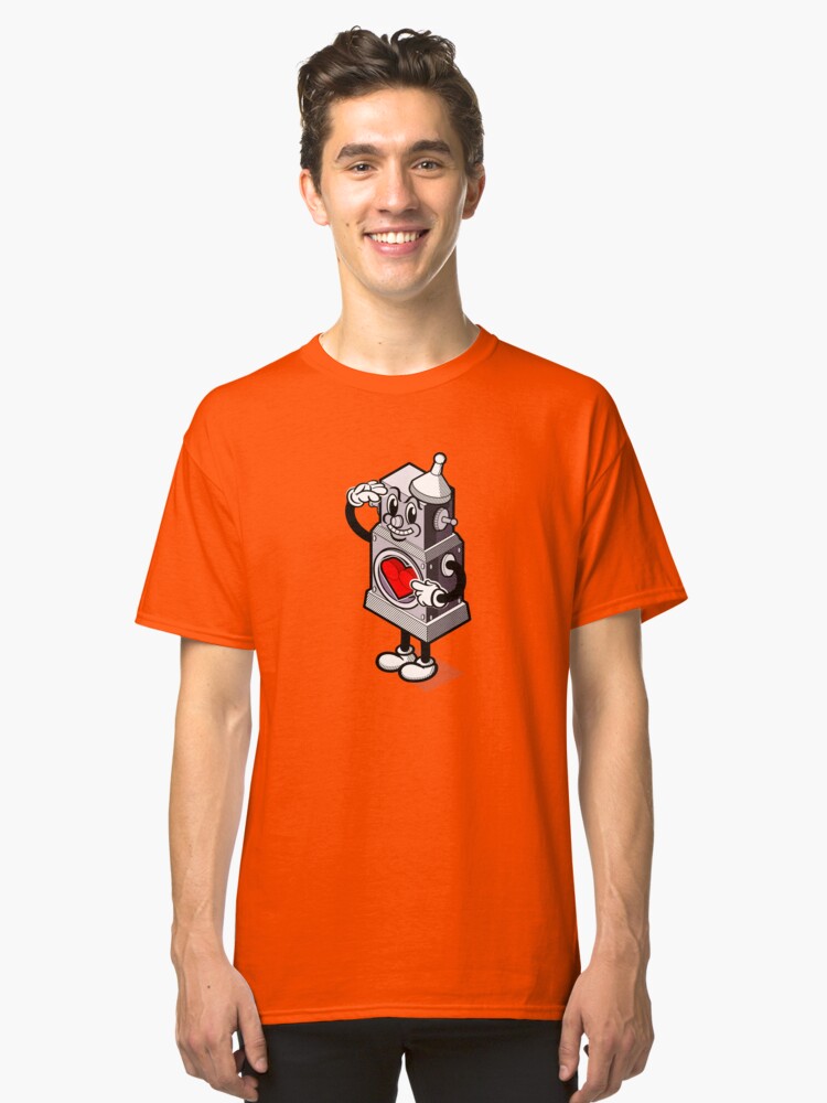 Alternate view of Heartful Robot Classic T-Shirt