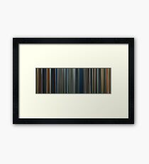 Lámina enmarcada Moviebarcode: La trilogía del señor de los anillos (2001-2003)