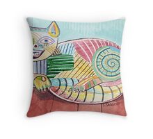 picasso cat pillow