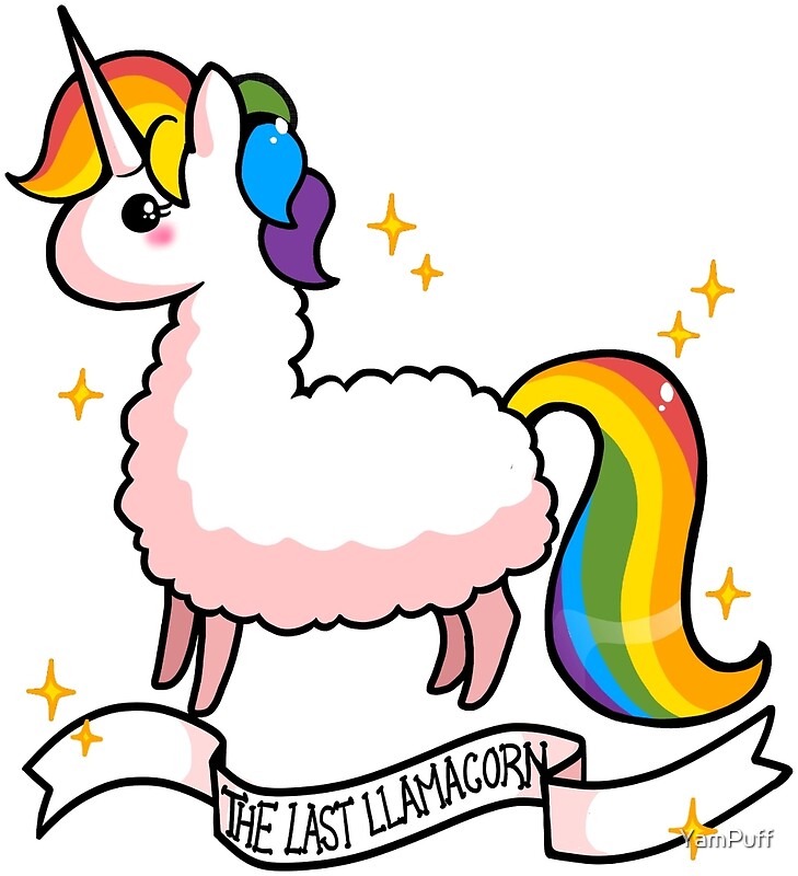"The Last Llamacorn" Posters by YamPuff | Redbubble
