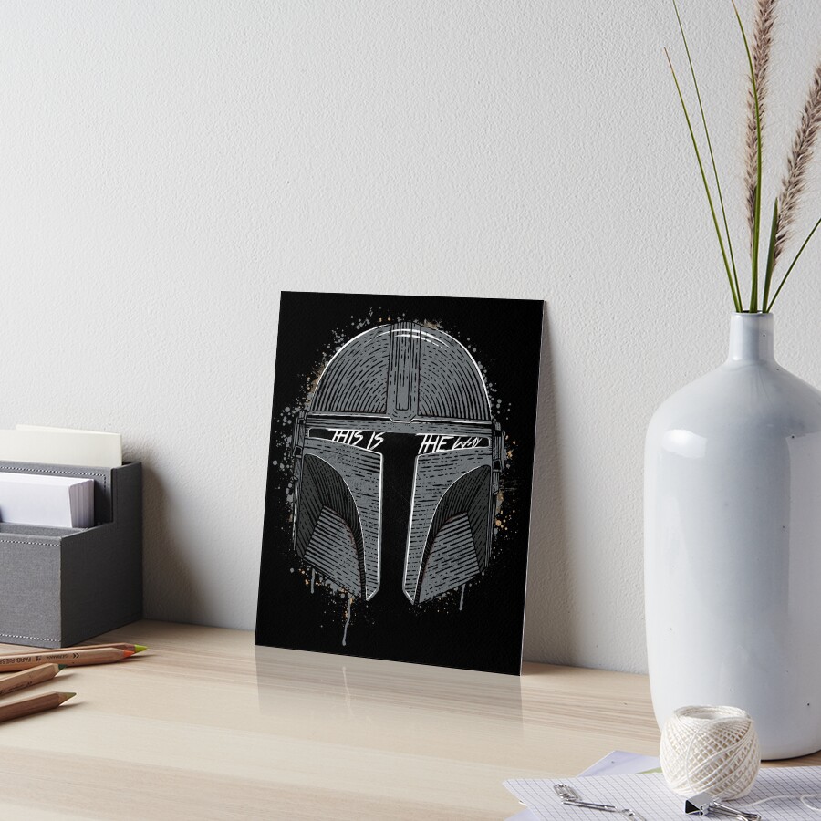 This Is The Way Art Board Print