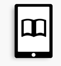 E Book Reader Canvas Print