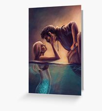Captain Jones & The Mermaid Greeting Card