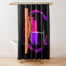 Supernatural - pink and purple Shower Curtain