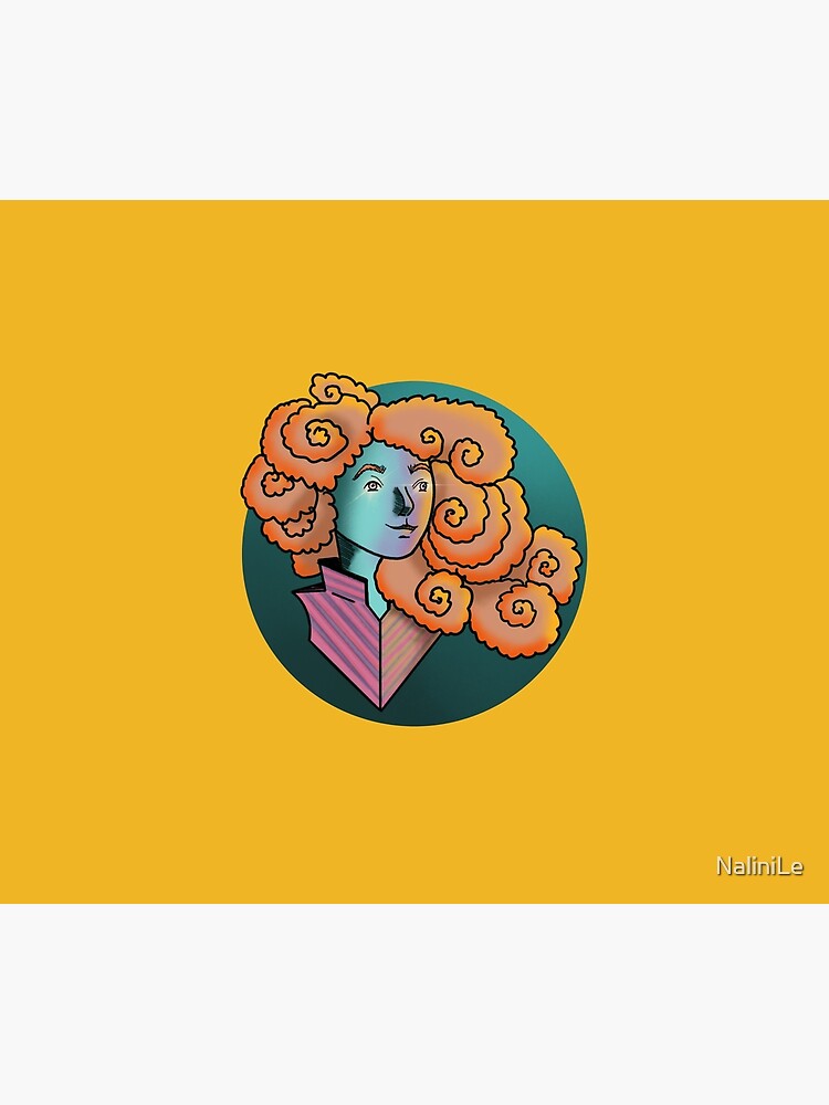 Curly Dream Girl Illustration by NaliniLe