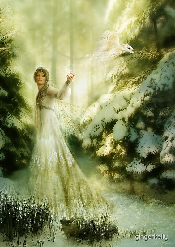 "Winterspell, The Fairy Queen of Winter" by gingerkelly | Redbubble