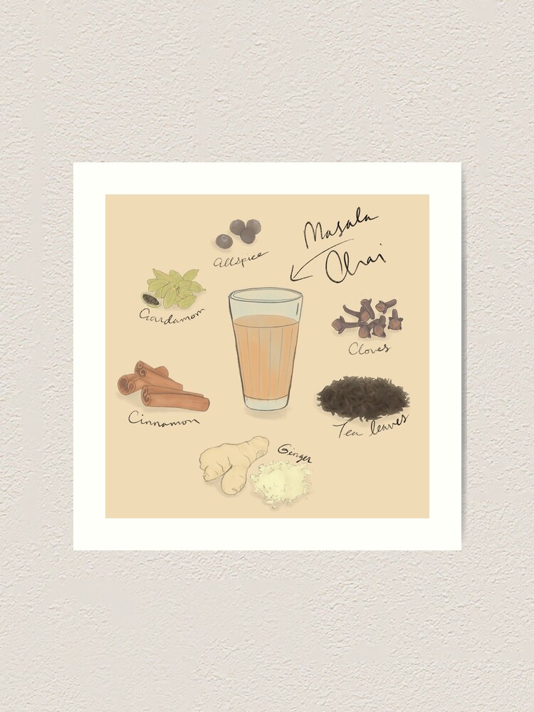Alternate view of Masala Chai Art Print