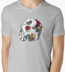 Peace Elephant Men's V-Neck T-Shirt