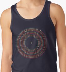 Vinyl music metro record map labyrinth Tank Top