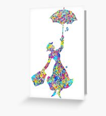 Mary Poppins - The Magical Nanny Greeting Card