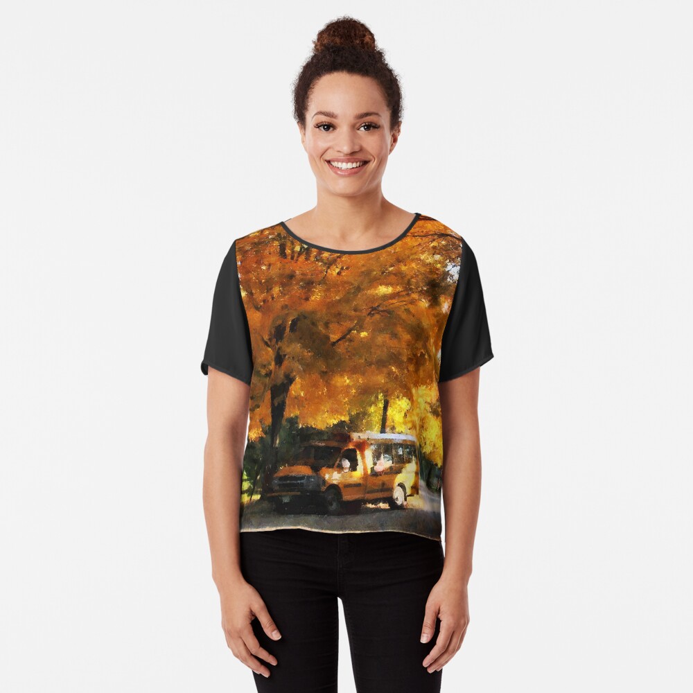 Back to School Chiffon Top