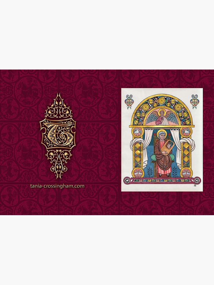 Medieval Illumination - King David by TCilluminate