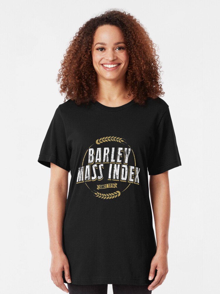 Alternative Ansicht von Barley Mass Index Since 1516 - Reinheitsgebot Slim Fit T-Shirt