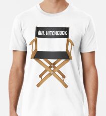 Alfred Hitchcock Regiestuhl Premium T-Shirt