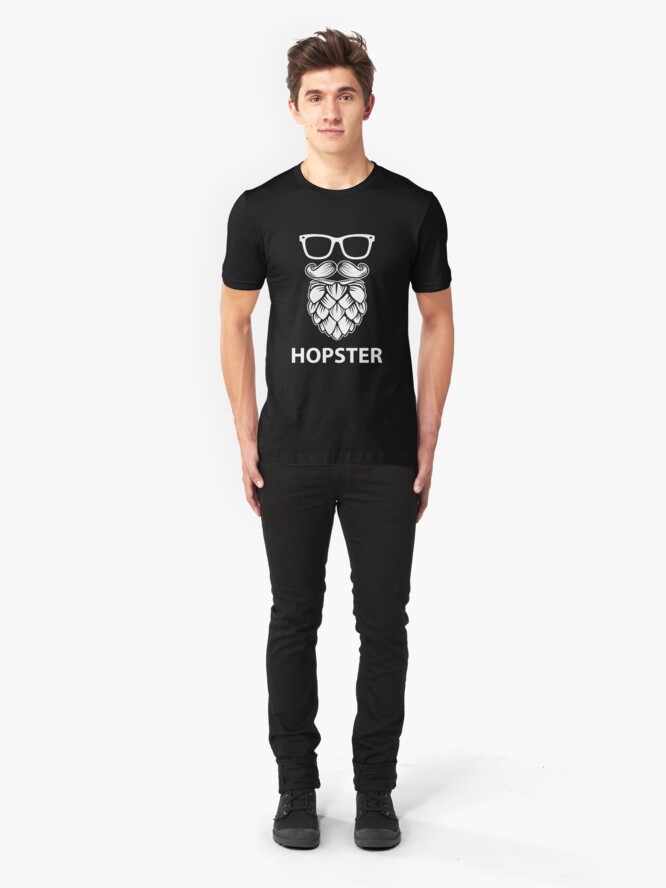 Alternative Ansicht von Hopster - Craft Beer Slim Fit T-Shirt