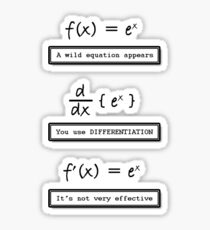 Not Very Effective Maths (Light Shirt) Sticker