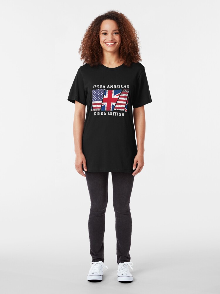 Alternative Ansicht von Kinda American Kinda British - Dual Citizenship Slim Fit T-Shirt