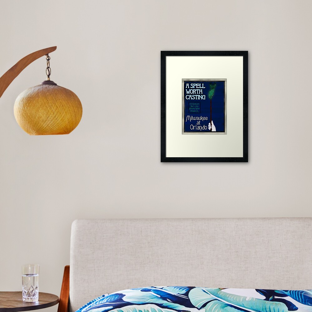 A Spell Worth Casting Framed Art Print