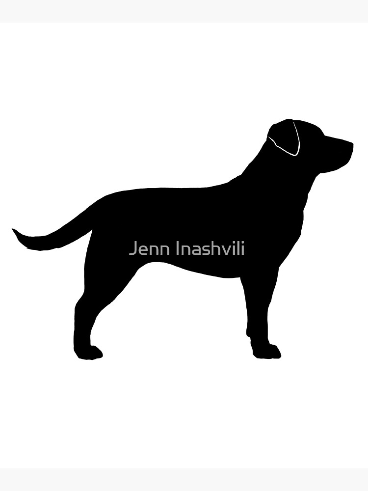 Black Labrador Retriever Silhouette(s) by ShortCoffee