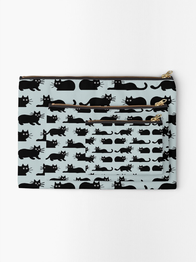 Alternate view of Black Cat(s) Zipper Pouch
