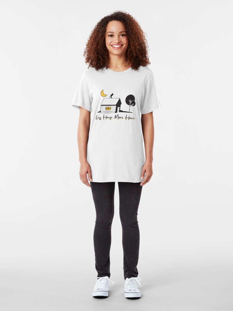 Alternative Ansicht von Less House More Home - Tiny House Slim Fit T-Shirt