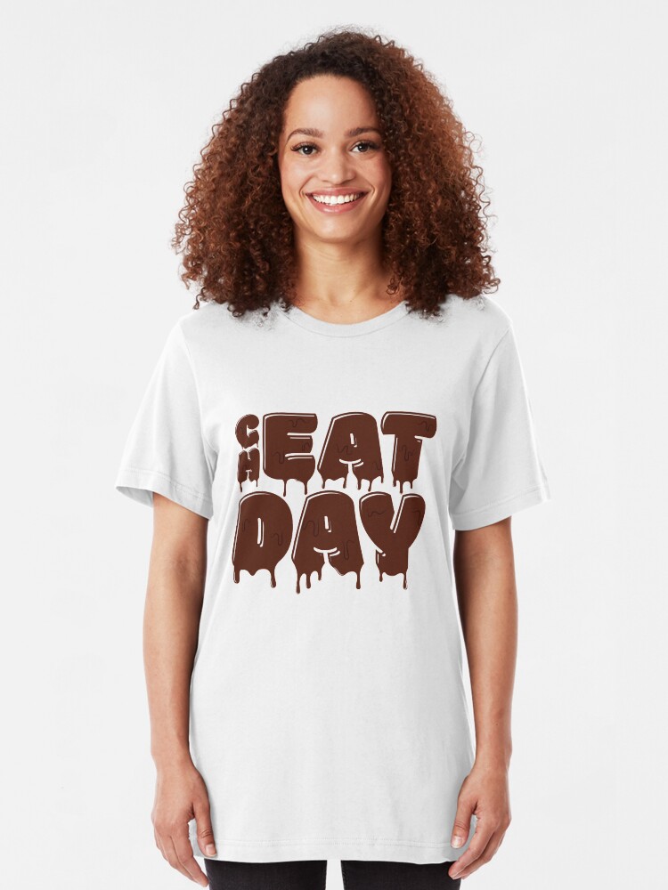 Alternative Ansicht von Diet Motivation - Cheat Day Slim Fit T-Shirt
