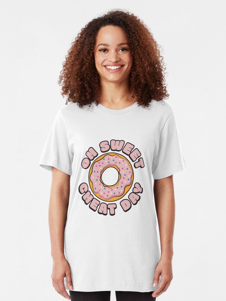 Alternative Ansicht von Oh Sweet Cheat Day - Diet Slim Fit T-Shirt