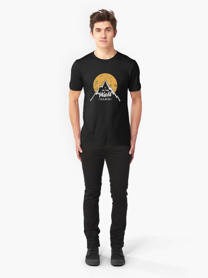 Alternative Ansicht von On The Wall Again - Climbing & Boulder Slim Fit T-Shirt