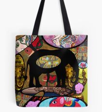 Images of Elephants Tote Bag