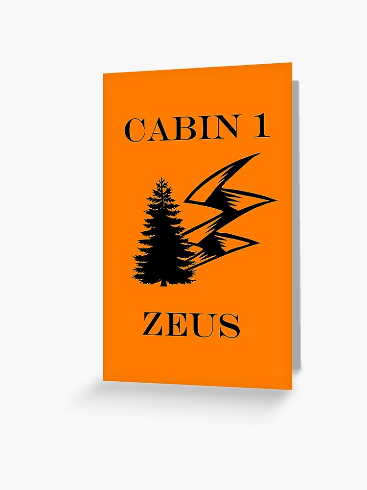 Camp Halfblood Zeus Cabin Greeting Card By Misseva228 Redbubble