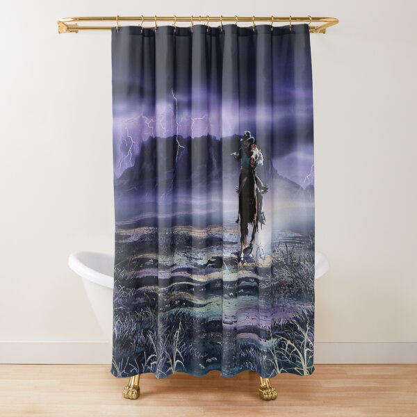 Shootin' the Wild Shower Curtain