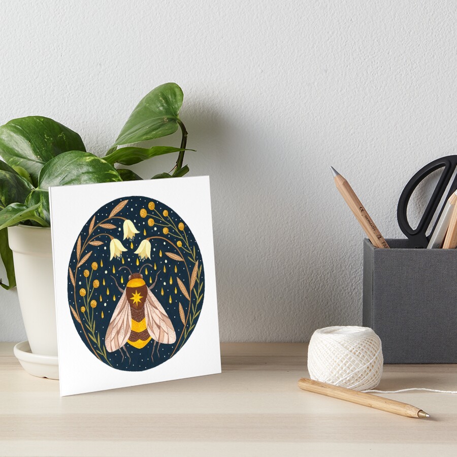 Harvester of gold Art Board Print