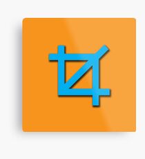 Crop Symbol Metal Print