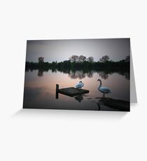 Clattercote reservoir Greeting Card