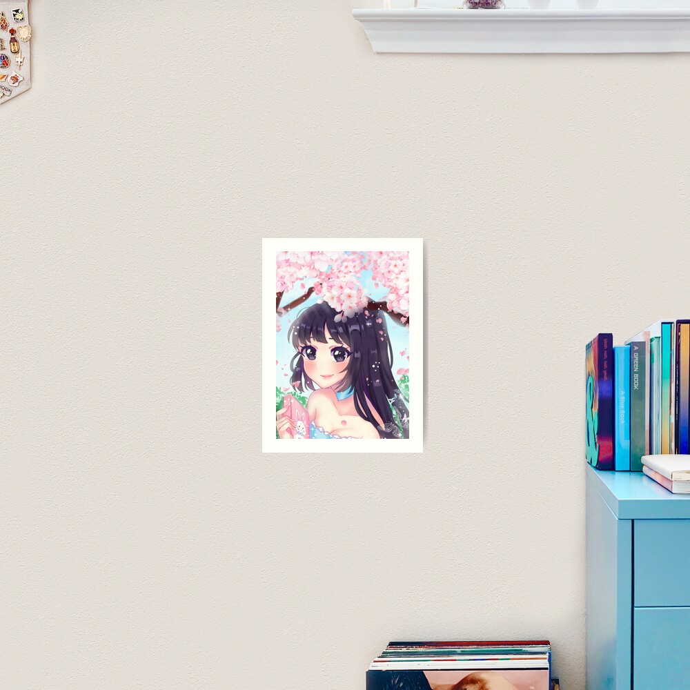 Sakura Yuri Art Print
