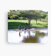 Makoro on Okavango River, Botswana, Africa Metal Print