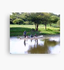 Makoro on Okavango River, Botswana, Africa Canvas Print