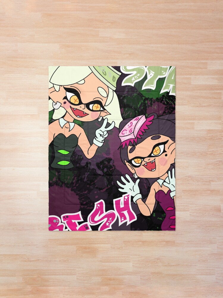 Alternate view of Squid Sisters Comforter
