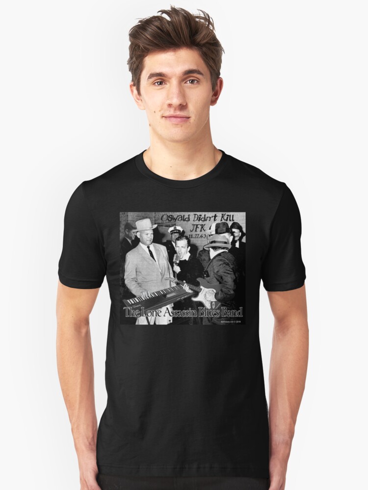 Alternate view of The Lone Assassin Blues Band Slim Fit T-Shirt