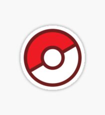 Pokeball (Flat Colors) Sticker