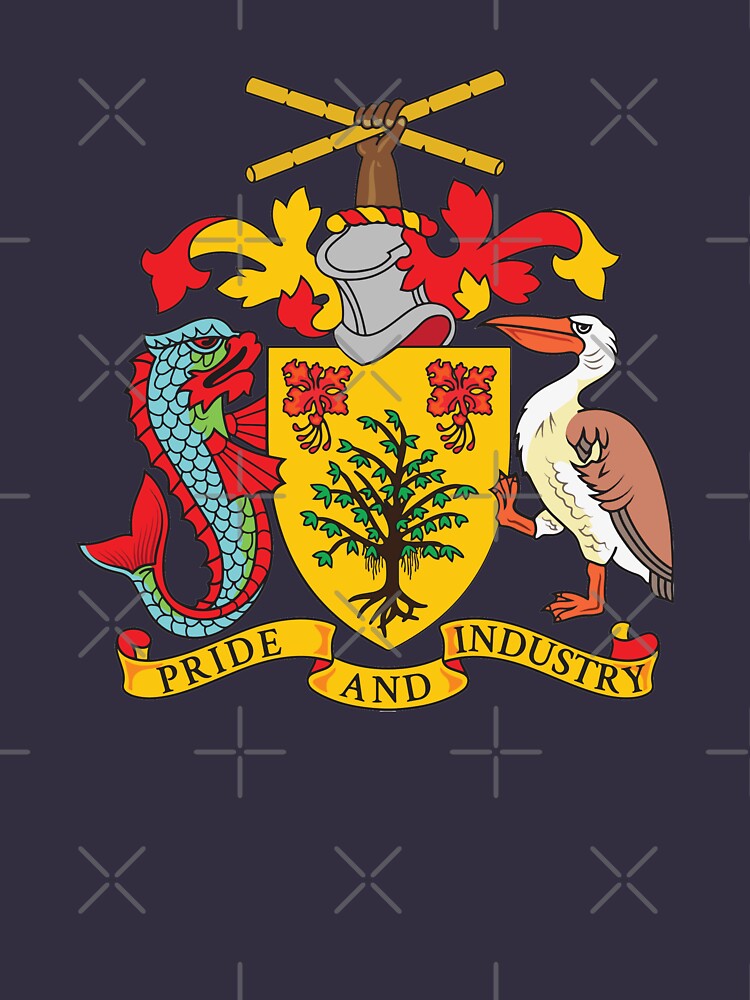 "Barbados Coat of Arms" Tshirt by identiti Redbubble