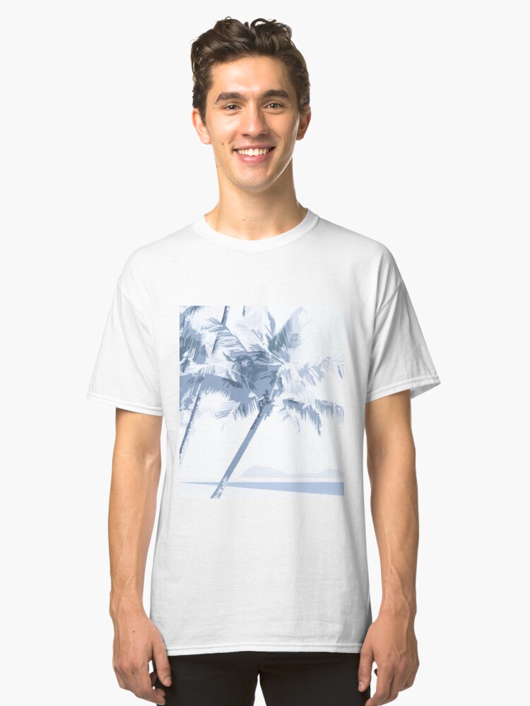Alternate view of Palm Cove Graphic Art Square 1 Classic T-Shirt