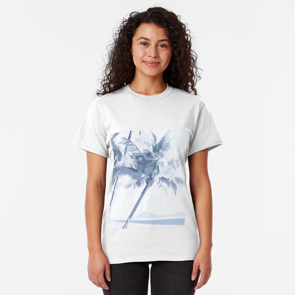 Palm Cove Graphic Art Square 1 Classic T-Shirt